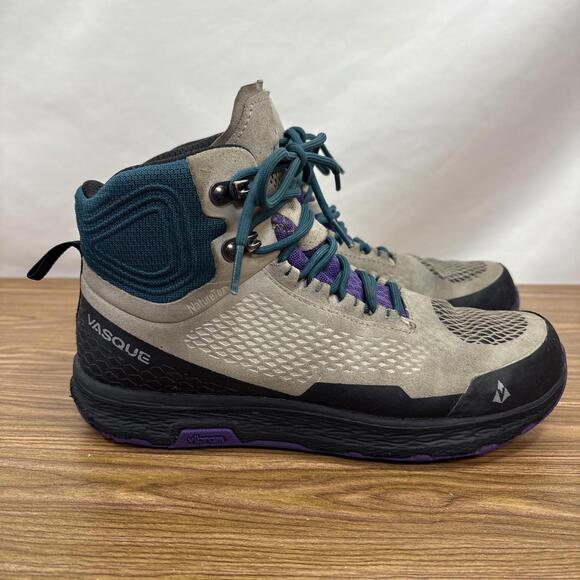 Vasque Shoes - Vasque Women's 7415 Breeze LT NTX WP Lightweight Hiking Boots Grey Size 7.5 US